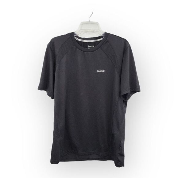 Reebok Active Workout Gray Short Sleeve Tee - Picture 1 of 2